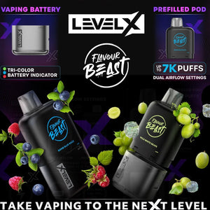 Flavour Beast Level X Pod 7K/14ml/20mg