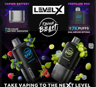 Flavour Beast Level X Pod 7K/14ml/20mg