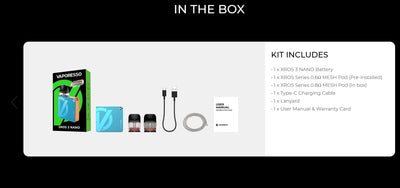 Vaporesso XROS 3 Nano Pod Kit