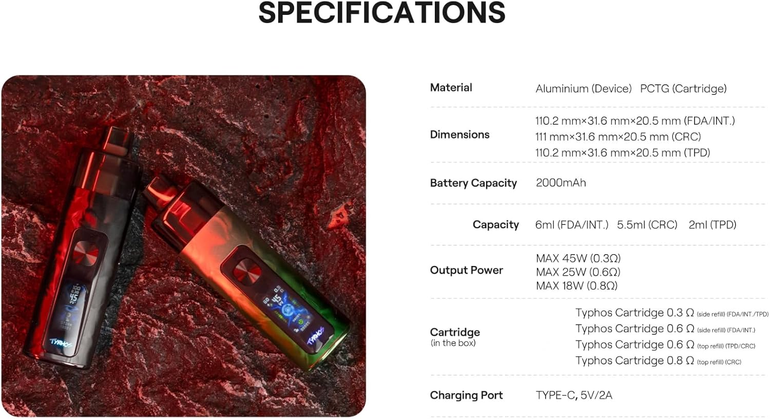 UWELL TYPHOS SE POD KIT