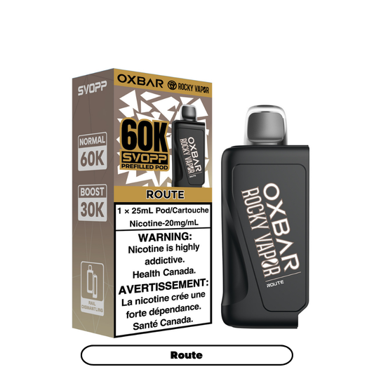 Oxbar Rocky Vapor SVOPP 60K 25ml/20mg