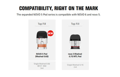 SMOK NOVO 5/6 REPLACEMENT POD (3 PACK)