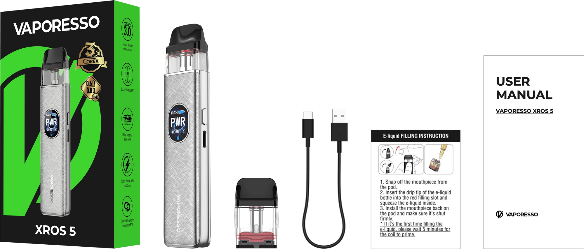 VAPORESSO XROS 5 POD KIT