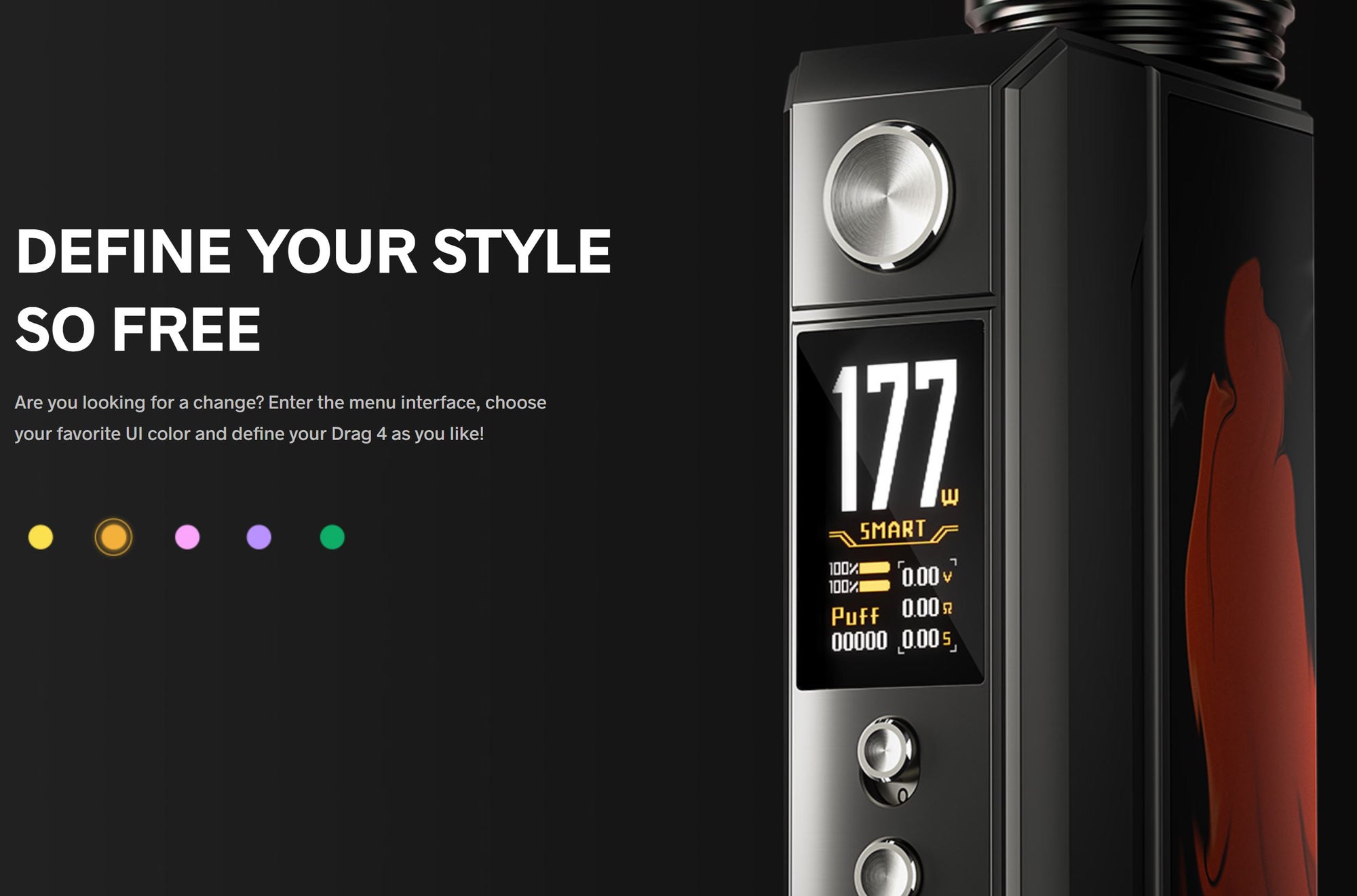 VooPoo Drag 4 Box Mod 177W